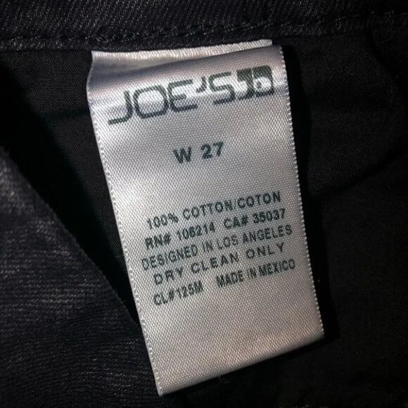 Joe's Jeans Twisted Seam Dark Denim Mini Skirt 27 - Picture 4 of 9